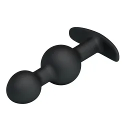 Pretty Love DUO Heavy Balls Silicone Butt Plug 10.4 x 2.6 cm